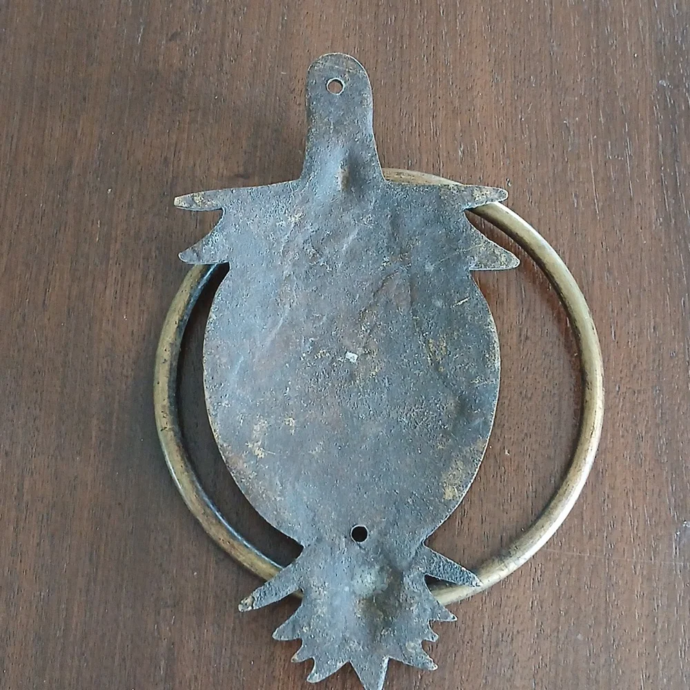 Vintage Brass Pineapple Door Knocker Wall Decor